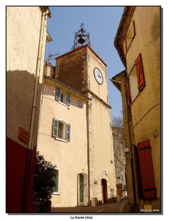 La Garde Studio Atypique Le Rocher, Climatisation, Belle Decoration エクステリア 写真
